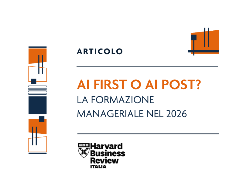AI First o AI post?