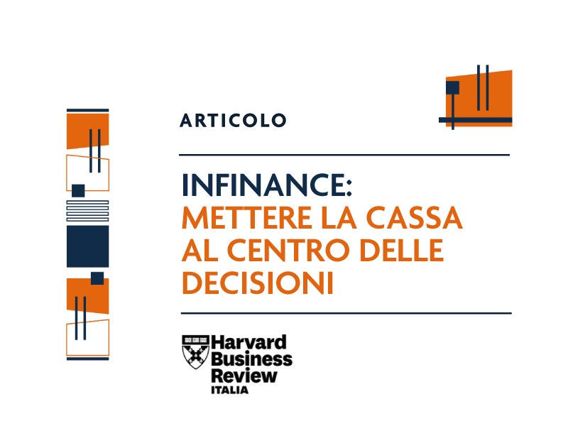 Mettere la cassa al centro delle decisioni